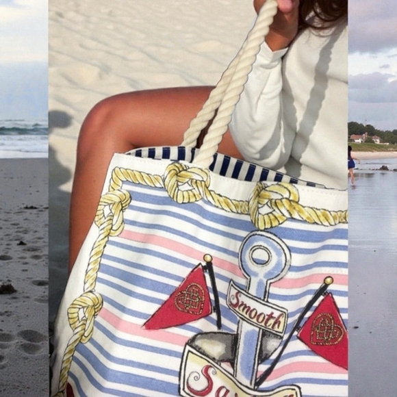 Brighton SAIL INTO THE SUMMER Nautical Tote - Picture 3 of 16